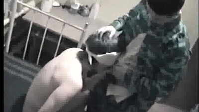 Горячие парни загнули гея и жёстко выебали его в рот и в очко